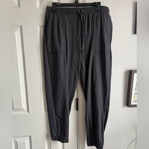 Fabletics grey jogger track pants L